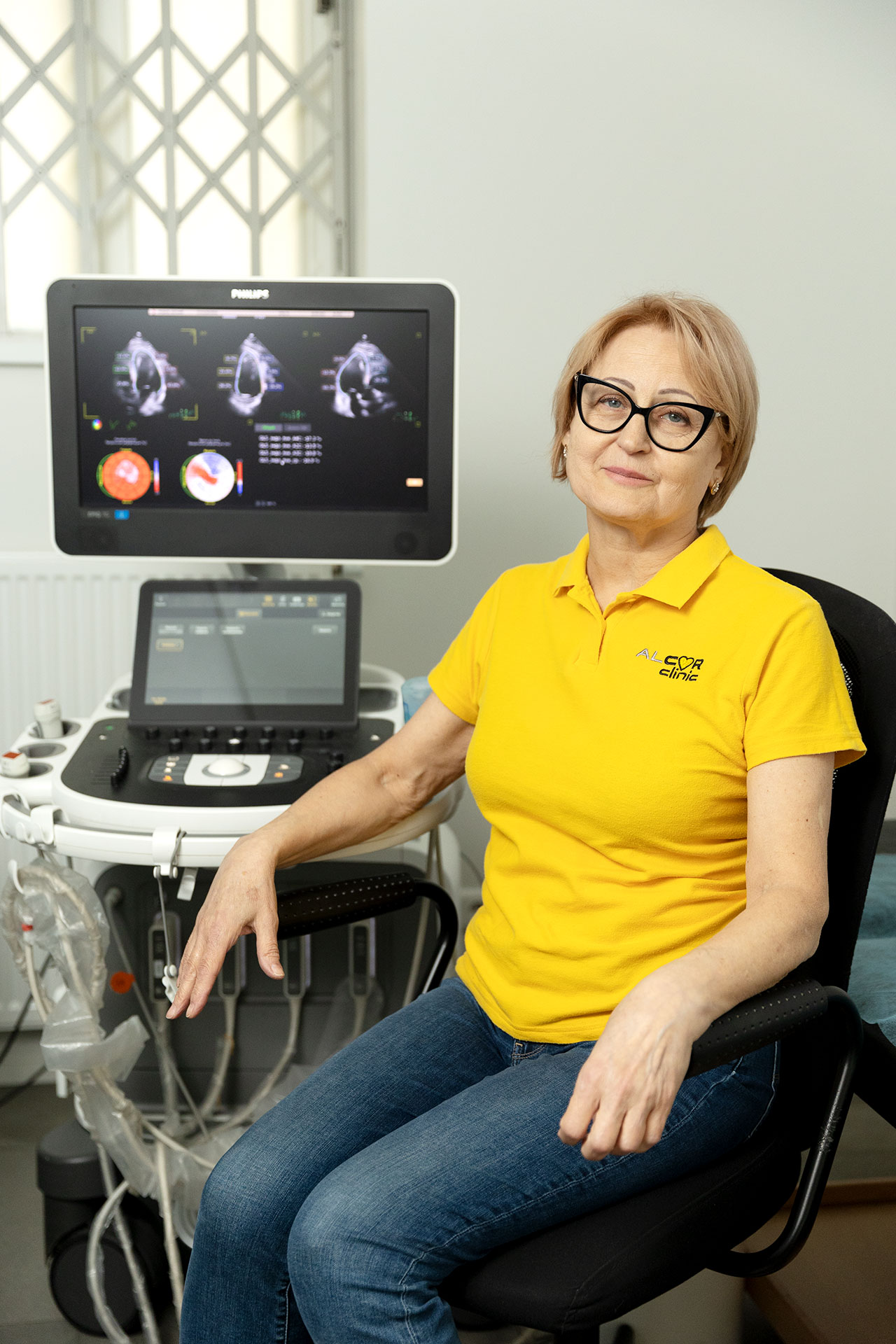 ЕХОкардіографія зі Speckl tracking Alcor Clinic