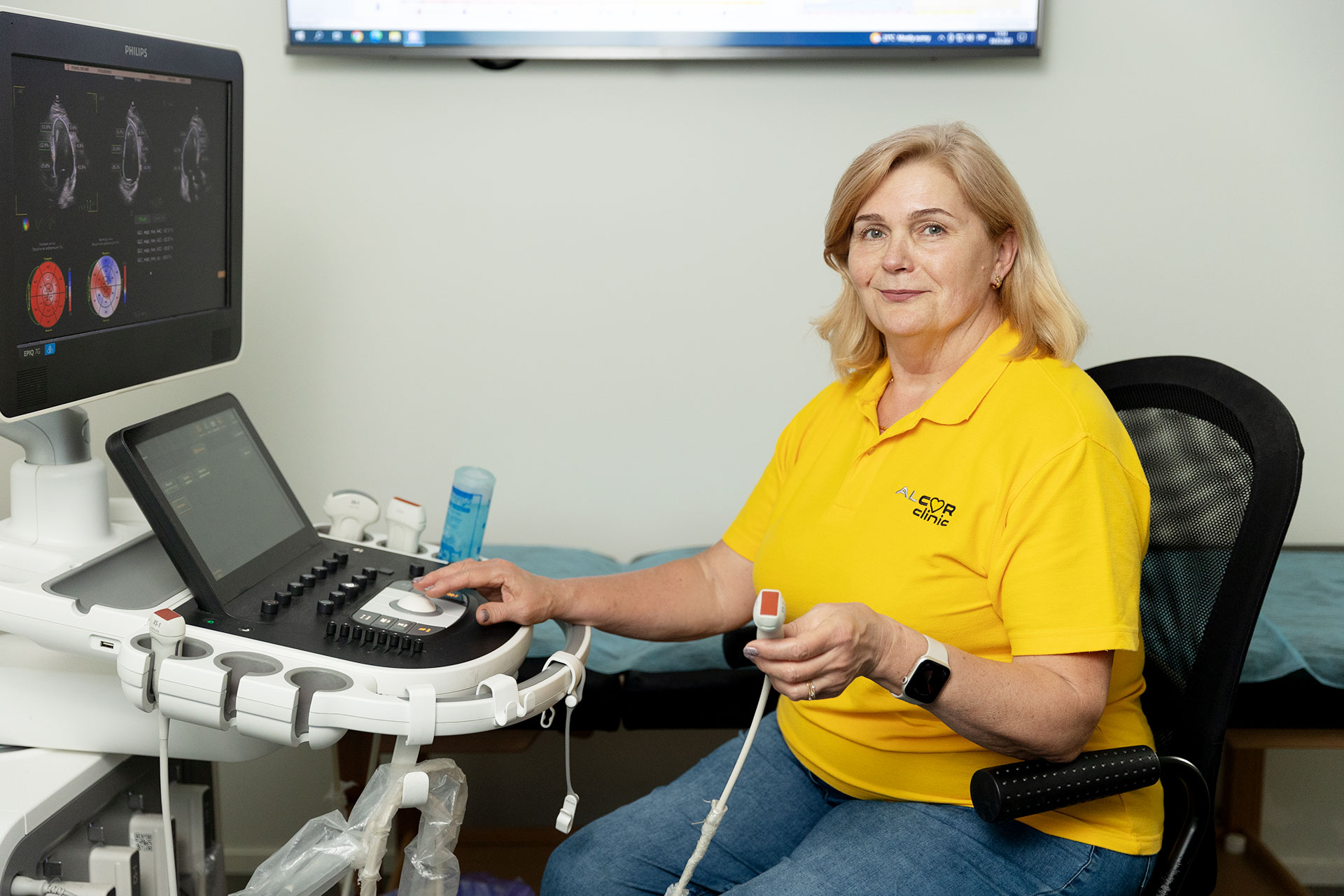 ЕХОкардіографія зі Speckl tracking Alcor Clinic